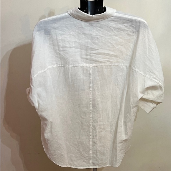 NWT Madewell White Blouse - Picture 2 of 7